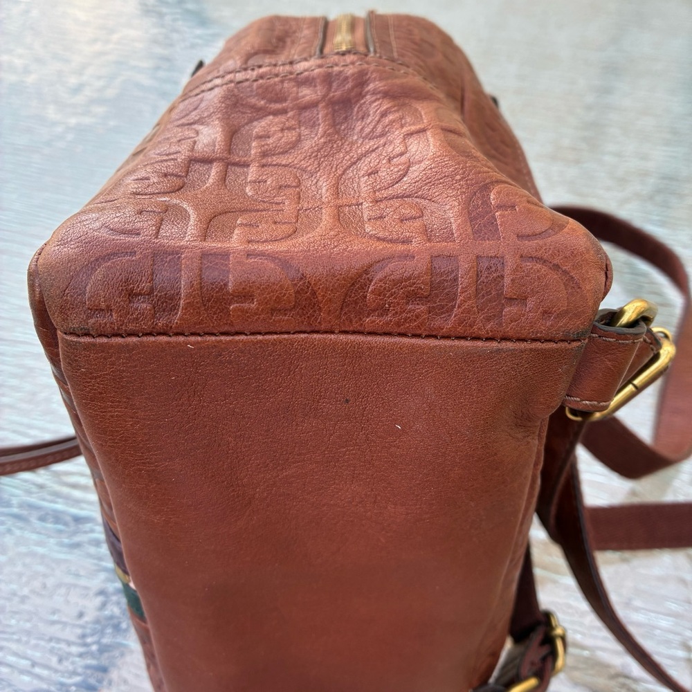 Fossil Megan Brown Leather Backpack - Picture 8 of 16
